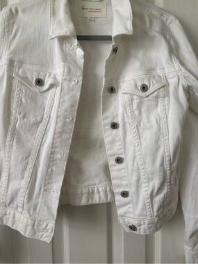 Vince Camuto White Denim Jacket